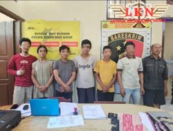 Polsek Sosoh Buay Rayap Tangkap 7 Pelaku Pencuri Kabel PLN di Jalan Lintas Baturaja – Muara dua