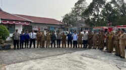 Kegiatan Apel Gabungan Kesiapsiagaan penanganan kebakaran hutan dan lahan (karhutla) di wilayah Kec. Baturaja Barat Kab. OKU.