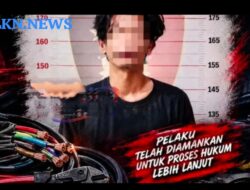 Kepergok Curi Kabel Lampu dan CCTV, MA Balik Lagi Bawa Hasil Curian, Polisi Langsung Amankan